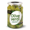 Włoskie gigantyczne zielone oliwki z pestką, mięsiste i aromatyczne, idealne do sałatek, antipasti i przekąsek.