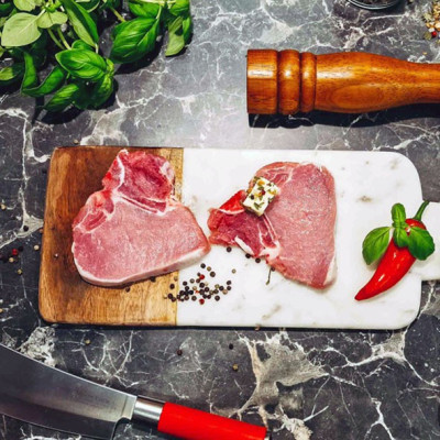 Schab wieprzowy z kością T-bone stek 300g