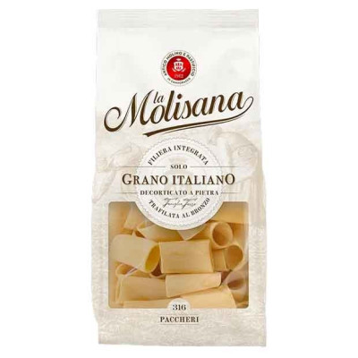 Paccheri-Nudeln La Molisana – große Röhren aus Hartweizengrieß | super-stek.pl