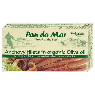 Anchois w BIO oliwie z oliwek 50g – intensywny smak | super-stek.pl
