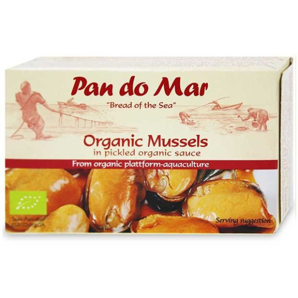 BIO małże marynowane 115g – omułki w oliwie i occie | super-stek.pl