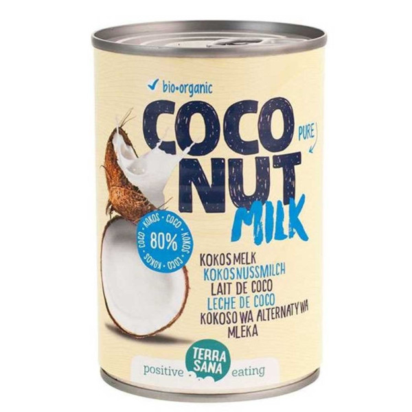 Ökologische Kokosmilch 400 ml – natürliches BIO | super-stek.pl