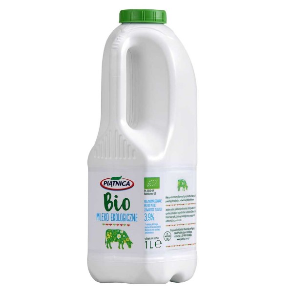 Mleko Wiejskie Świeże 3,9% EKO 1l