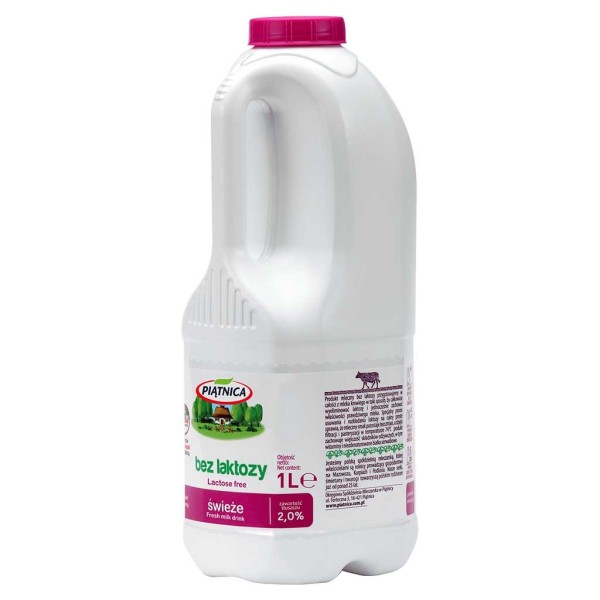 Mleko Wiejskie bez laktozy 2% 1l