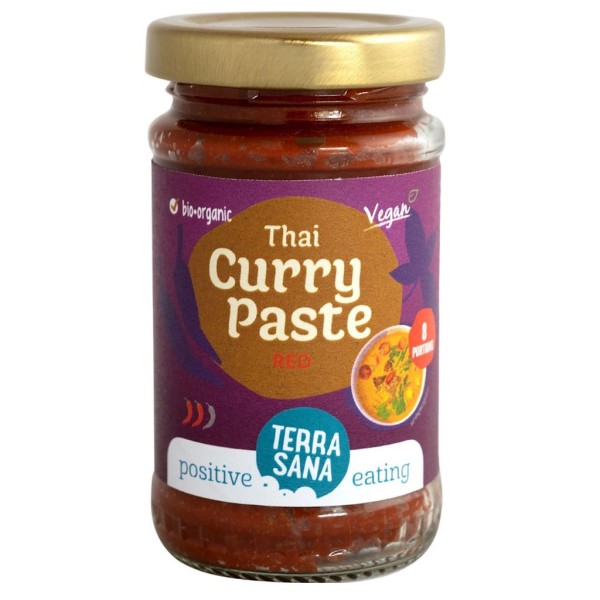 THAI ROTE CURRY PASTE BIO - Ökologische Würzmischung für orientalische Schmorgerichte