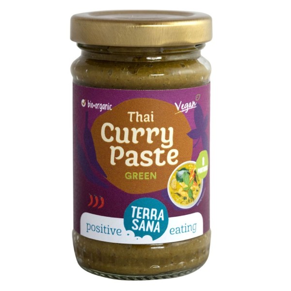 THAI GREEN CURRY PASTE BIO - Organic Seasoning for Oriental Stewed Dishes