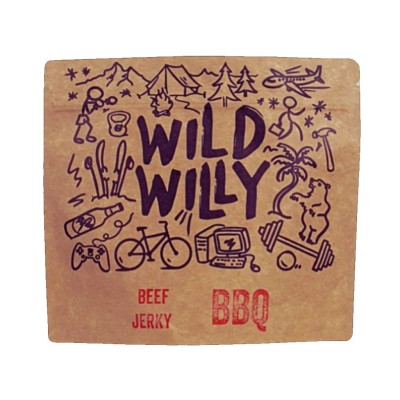 Wild Willy Beef Jerky BBQ – suszona wołowina w stylu bbq | super-stek.pl