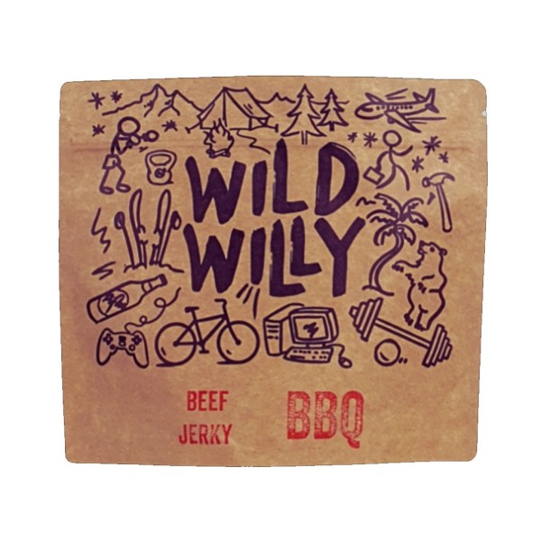 Wild Willy Beef Jerky BBQ – dried beef in BBQ style | super-steak.com
