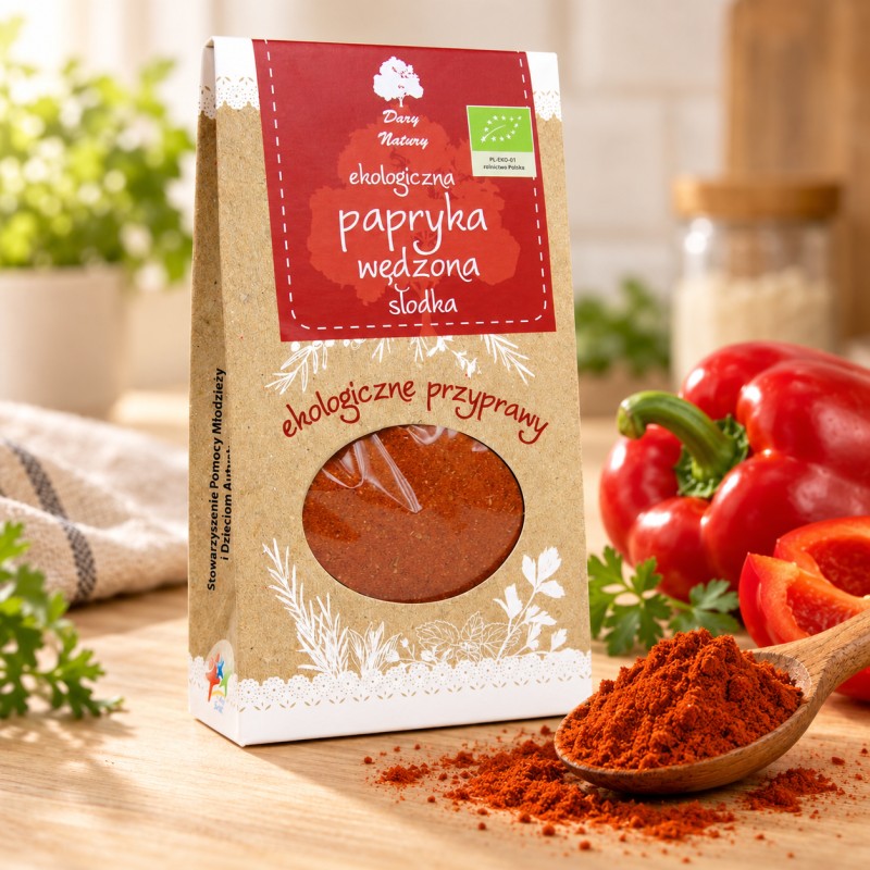 Papryka wędzona słodka EKO 50g