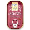 Sardynki portugalskie w pikantnym sosie pomidorowym 120 g – aromatyczna i wyrazista przekąska | super-stek.pl