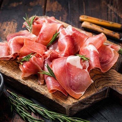 Prosciutto Crudo authentischer italienischer luftgetrockneter Schinken | super-steak