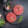 Juicy 100% Black Angus beef burgers, aged, 2x160g, origin: Spain, producer Miguel Vergara | super-stek.pl