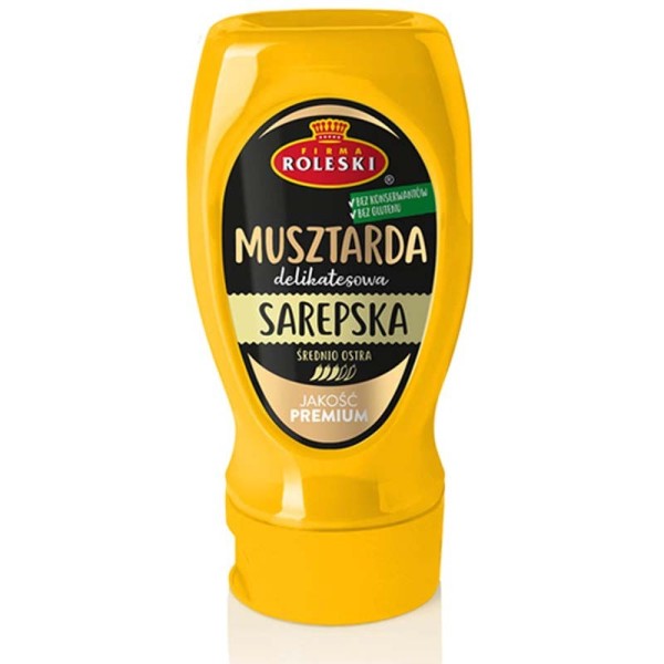 Roleski Musztarda Sarepska bez konserwantów barwników | super-stek.pl