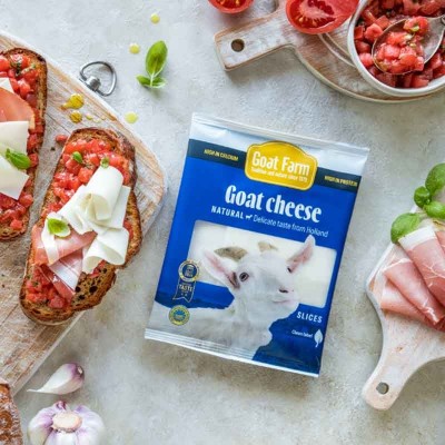 Ziegenkäse in Scheiben – zarter Geschmack für Sandwiches und Salate | super-stek.pl