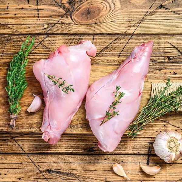 Rabbit thigh – fresh rabbit leg, tender meat | super-stek.pl