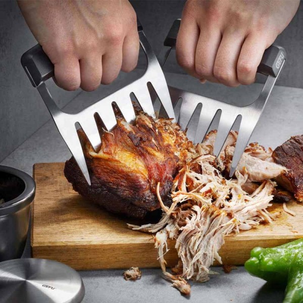 GEFU BBQ – 2 pazury do szarpania mięsa ze stali | super-stek.pl