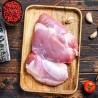 Udziec z indyka bez kości i skóry, świeże chude mięso drobiowe, naturalny produkt pakowany próżniowo