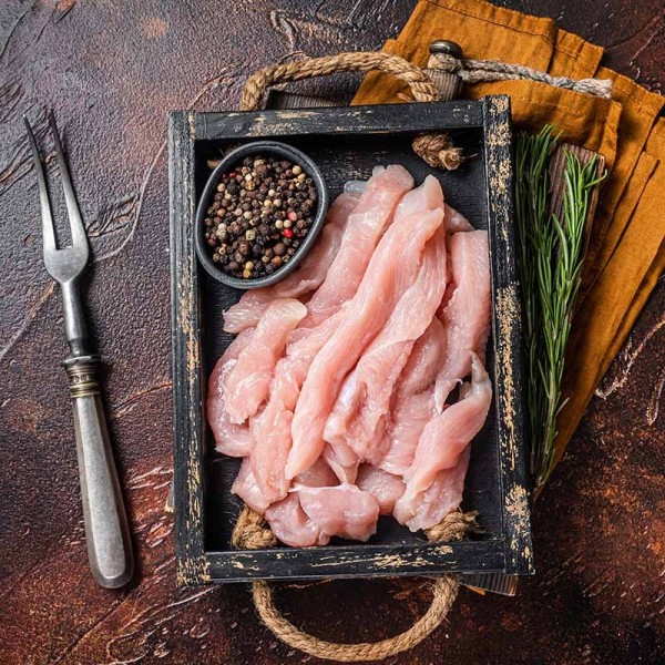 Turkey stew meat, small pieces from the breast | super-stek.pl