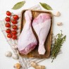 Podudzie z indyka świeże z kością, naturalne mięso drobiowe do pieczenia, pakowane próżniowo