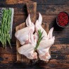 Skrzydła z indyka świeże z kością, naturalne mięso drobiowe do pieczenia i rosołu, pakowane próżniowo