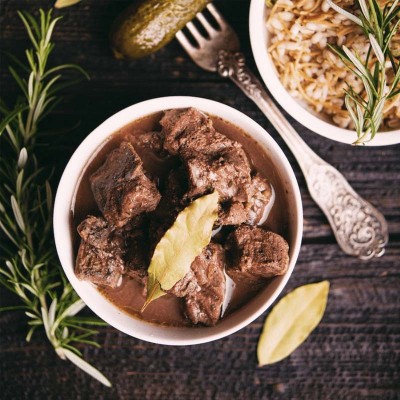 Slow-cooked goose breast with cranberry sauce | super-stek.pl