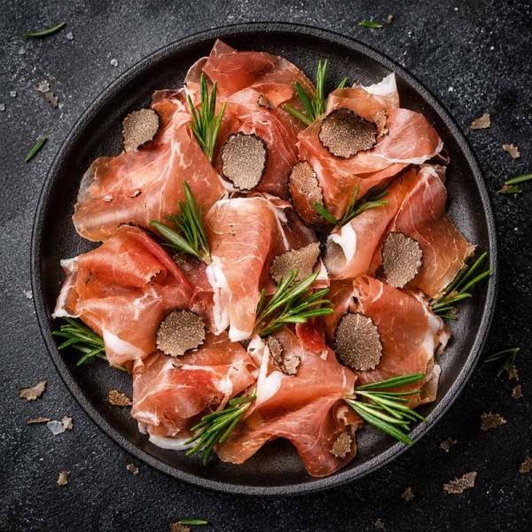 Prosciutto Crudo BIO z truflą - na deskę wędlin | Super-Stek.pl