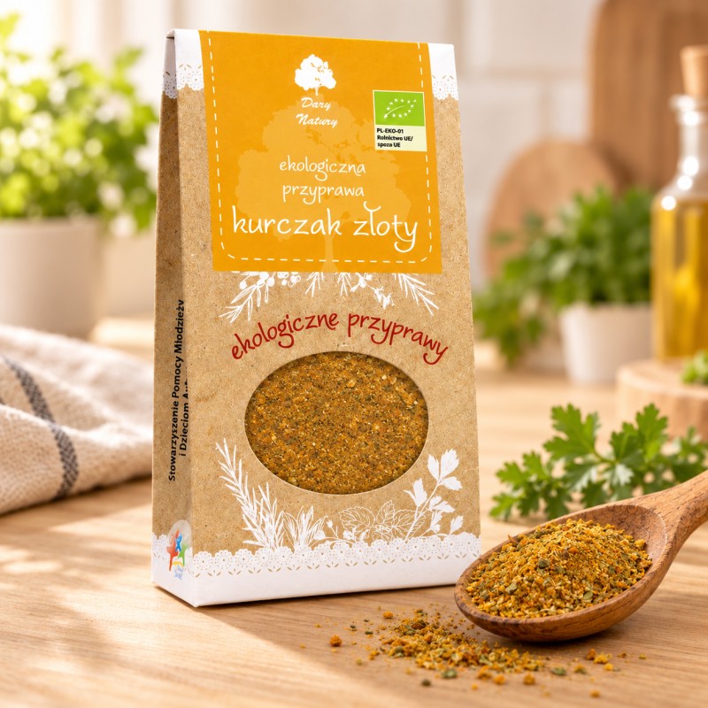 Przyprawa złoty kurczak EKO 60g