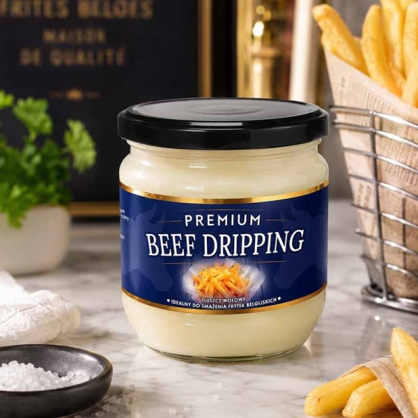 Łój wołowy BEEF Dripping 320g – naturalny tłuszcz | super-stek.pl