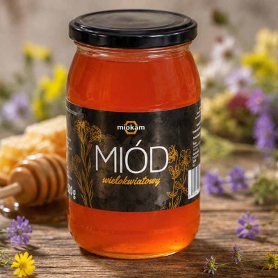 Miód wielokwiatowy naturalny 100% bez konserwantów | super-stek.pl