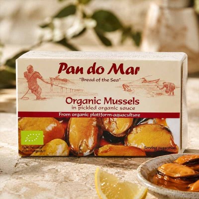 BIO małże marynowane 115g – omułki w oliwie i occie | super-stek.pl