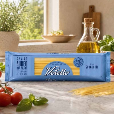 Voiello Spaghetti oryginalny makaron z pszenicy durum | super-stek.pl