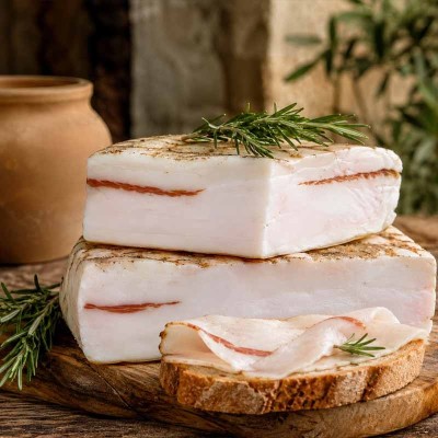 Włoska Słonina Lardo 8-10 cm – Dojrzewający Specjał | super-stek.pl