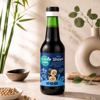 Sos sojowy shoyu łagodny BIO – delikatny smak | super-stek.pl