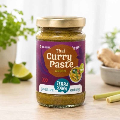 Pasta tajska zielone curry BIO 120 g – Terrasana | super-stek.pl