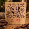 Suszona wołowina Wild Willy Beef Jerky BBQ, aromatyczna przekąska wysokobiałkowa w opakowaniu, naturalny skład bez konserwantów