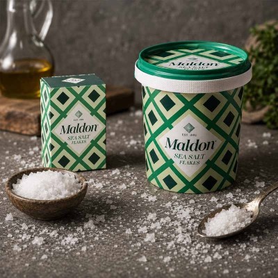 Sól Maldon chrupiące płatki soli morskiej dla smakoszy | super-stek.pl