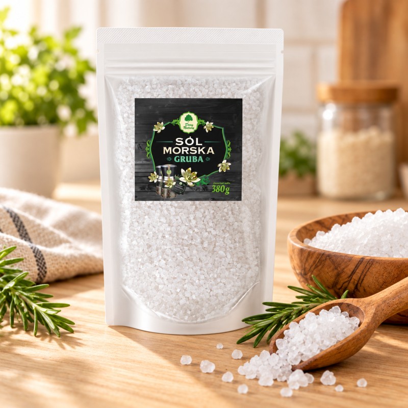 Sól morska gruba - uzupełniacz EKO 380g