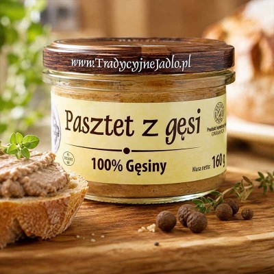 Prawdziwy pasztet 100% z gęsi  naturalny, bez dodatków | super-stek.pl