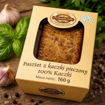 Pieczony pasztet z kaczki  tradycyjny, aromatyczny | super-stek.pl
