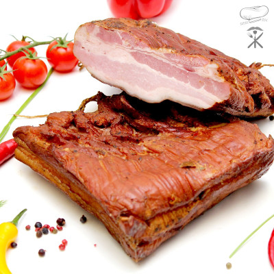 Smoked salmon bacon – juicy, natural taste | super-stek.pl