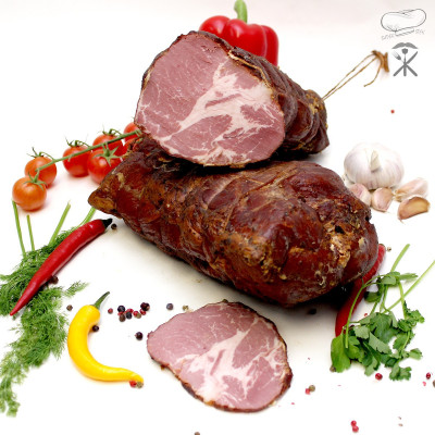 Smoked pork neck from the chimney traditional taste aroma | store super-stek.pl