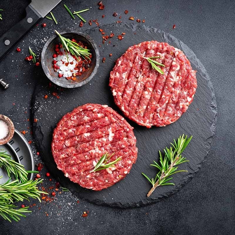 Burgery Wołowe 2x160g sezonowany Black Angus HISZPANIA
