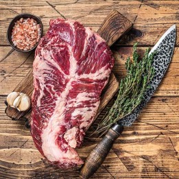 Angus hanger stek (hanging tender) z Hiszpanii, świeca wołowa od Miguel Vergara | super-stek.pl