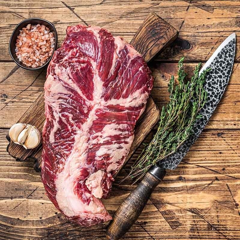 Angus hanger stek (hanging tender) z Hiszpanii, świeca wołowa od Miguel Vergara | super-stek.pl