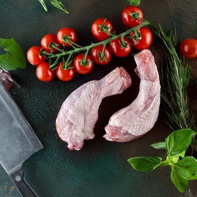 Szyje ze skórą z kurczaka nadbiebrzańskiego