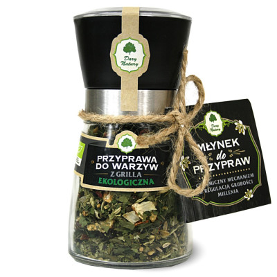 GRILLED VEGETABLE SPICE ECO IN GRINDER 50G regional organic