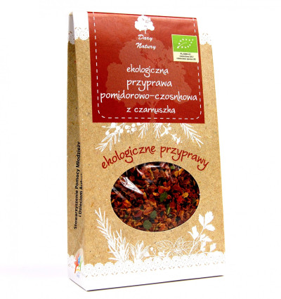 Przyprawa pomidorowo-czosnkowa z czarnuszką EKO 40g