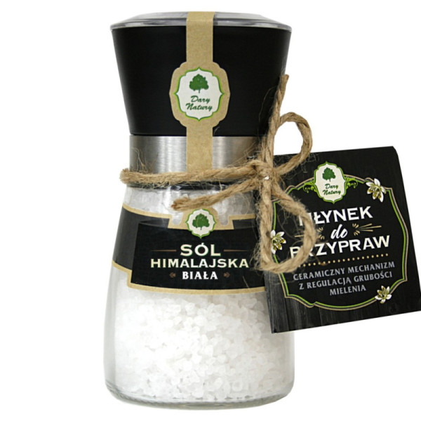 Weißes Himalayasalz - Mühle 190g ökologischer Online-Shop super-steak