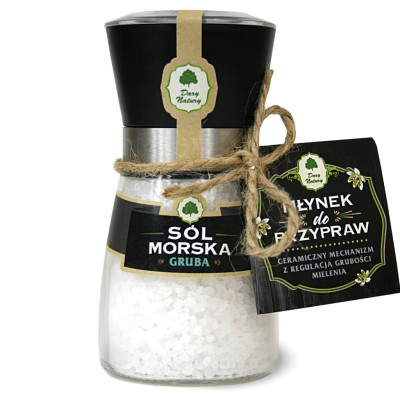 Grobes Meersalz - Mühle EKO 190g ökologisch Online-Shop super-stek