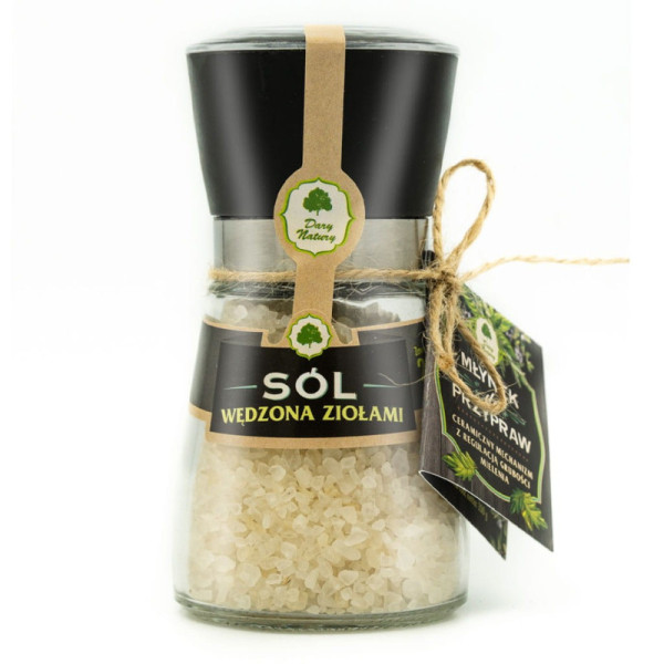 Smoked Salt with Herbs ECO 200g organic regional online shop